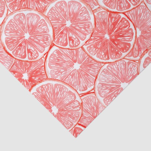 patroon van waterverf-grapefruitmoes tissuepapier (Detail)