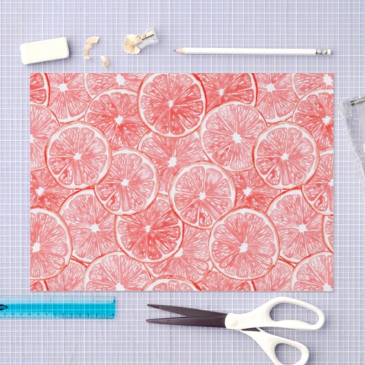 patroon van waterverf-grapefruitmoes tissuepapier (Craft)