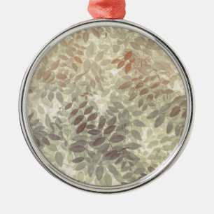 Patroon van Wikke-bladeren   San Juan-eilanden, WA Metalen Ornament