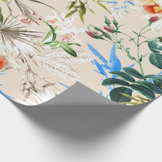  patroon van wilde bloemen cadeaupapier (Hoek)