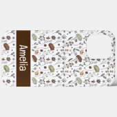 patroon van wilde bloemen Case-Mate iPhone case (Achterkant (horizontaal))