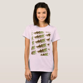 patroon van wilde paarden t-shirt (Voorkant volledig)