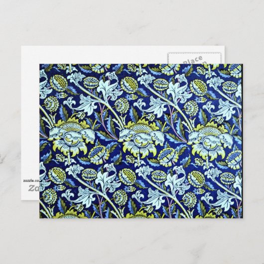  patroon van William Morris Briefkaart (Voorkant / Achterkant)