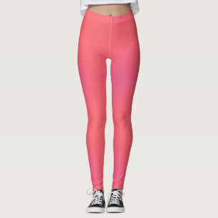 Patroon van Zacht Roze & Paarse Leggings