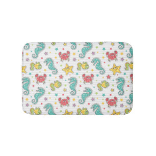 patroon van zeeen badmat