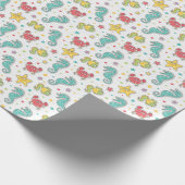 patroon van zeeen cadeaupapier (Hoek)