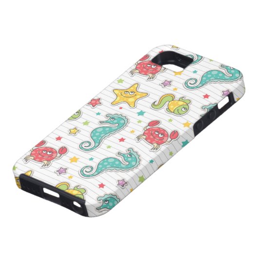 patroon van zeeen Case-Mate iPhone case (Onderkant)
