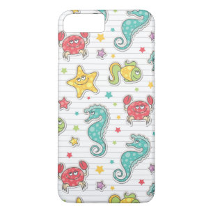patroon van zeeen iPhone 8/7 plus hoesje