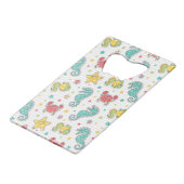 patroon van zeeen creditkaart flessenopener (Achterkant Gekanteld)