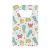 patroon van zeeen creditkaart flessenopener (Achterkant)