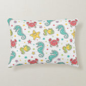 patroon van zeeen decoratief kussen (Voorkant)