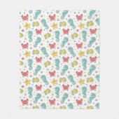 patroon van zeeen fleece deken (Voorkant)