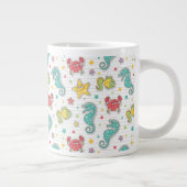 patroon van zeeen grote koffiekop (Rechts)