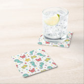 patroon van zeeen kartonnen onderzetters (Insitu)