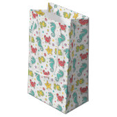 patroon van zeeen klein cadeauzakje (Achterkant Gekanteld)