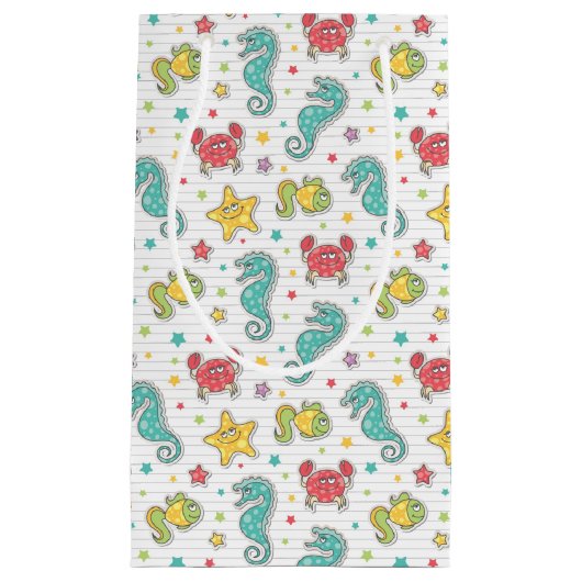 patroon van zeeen klein cadeauzakje (Voorkant)