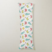 patroon van zeeen lichaamskussen (Voorkant Verticaal)