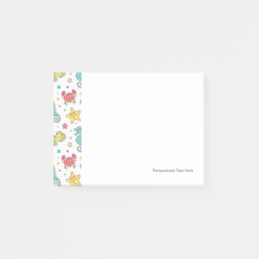 patroon van zeeen post-it® notes (Voorkant)