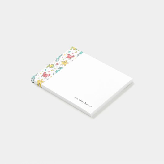 patroon van zeeen post-it® notes (Schuin)