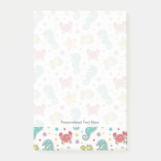 patroon van zeeen post-it® notes (Voorkant)
