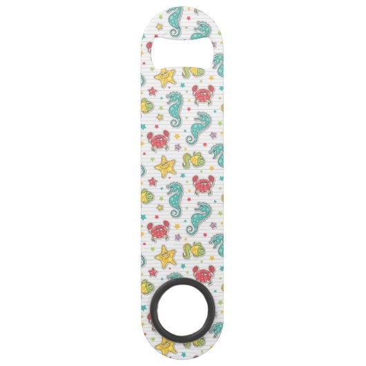 patroon van zeeen speed flessenopener (Voorkant)