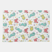 patroon van zeeen theedoek (Horizontaal)