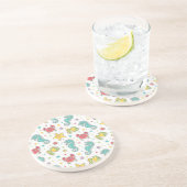 patroon van zeeen zandsteen onderzetter (Zijkant)