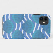 patroon van zeeschokken en golven Case-Mate iPhone case (Achterkant (horizontaal))