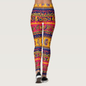 Patroon van zuidelijke folklore leggings (Achterkant)