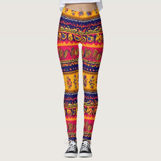 Patroon van zuidelijke folklore leggings (Voorkant)