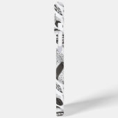 patroon van zwarte en witte veren Case-Mate iPhone case (Achterkant / Links)