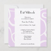 patroon van zwendel, wervelpatroon, BBT Mitzvah Kaart (Voorkant)