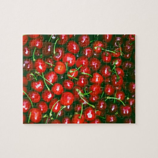 patroon verse kersen legpuzzel (Horizontaal)