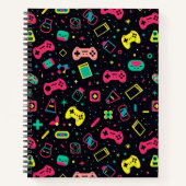 Patroon Videospelbesturingen  Notitieboek (Voorkant)