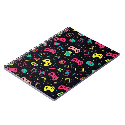 Patroon Videospelbesturingen  Notitieboek (Linkerzijde)