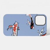 Patroon vis karper koi koi karper iPhone hoesje (Achterkant horizontaal)