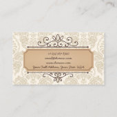 Patroon Visitekaartje Retro Hair Stylist (Achterkant)