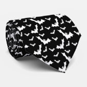 Patroon vliegende gothische vampiervlekken stropdas (Opgerold)