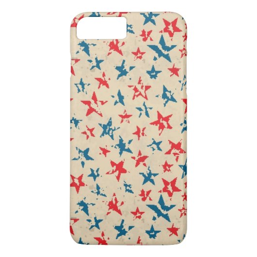 Patroon voor 4 juli Case-Mate iPhone case (Achterkant)
