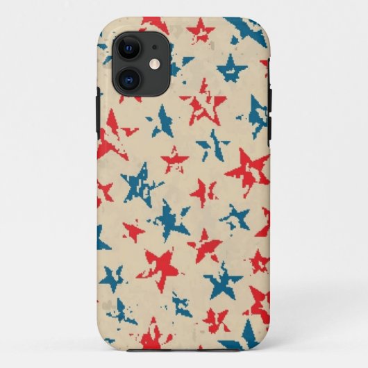 Patroon voor 4 juli Case-Mate iPhone case (Achterkant)