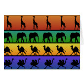 Patroon voor Afrikaanse dieren (Voorkant Horizontaal)