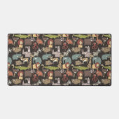 Patroon voor Afrikaanse dieren Bureaumat (Voorkant)