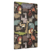 Patroon voor Afrikaanse dieren Klembord (Rechts)