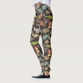 Patroon voor Afrikaanse dieren Leggings (Links)
