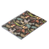 Patroon voor Afrikaanse dieren Notitieboek (Linkerzijde)