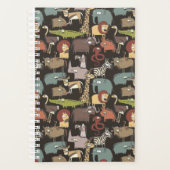 Patroon voor Afrikaanse dieren Planner (Voorkant)