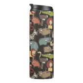 Patroon voor Afrikaanse dieren Thermosbeker (Geroteerd rechts)