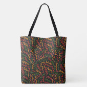Patroon voor Afrikaanse Wavy Lines Tote Bag (Achterkant)