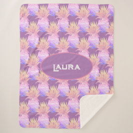 Patroon voor ananas sherpa deken