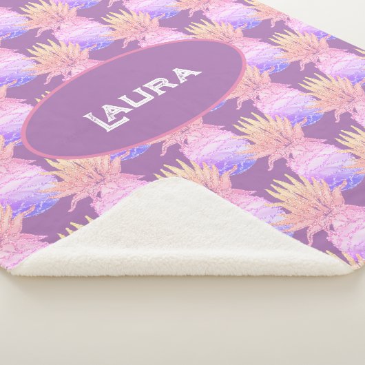 Patroon voor ananas sherpa deken (3/4)